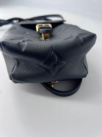 Pre-owned Louis Vuitton Tiny Backpack Monogram Empreinte Giant Black Leather Backpack Bag ()