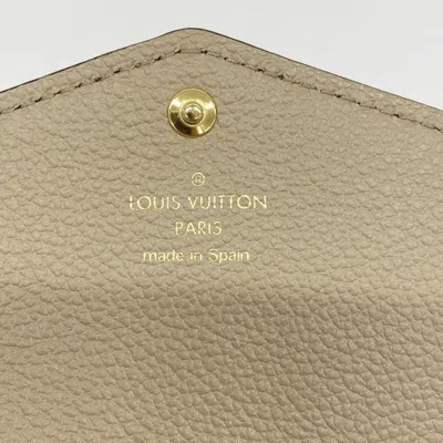 Pre-owned Louis Vuitton Tourterelle Long Wallet (bi-fold) () In Gray
