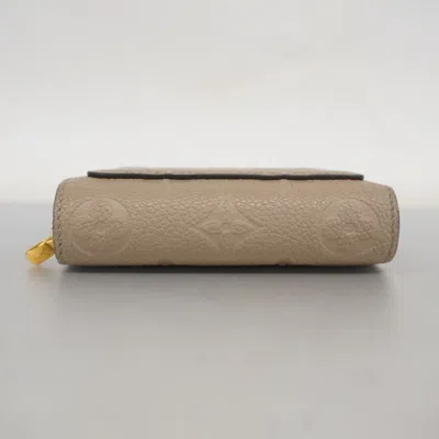 Pre-owned Louis Vuitton Tourterelle Wallet (bi-fold) () In Gray