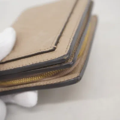 Pre-owned Louis Vuitton Tourterelle Wallet (bi-fold) () In Gray