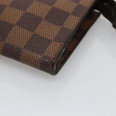 Pre-owned Louis Vuitton Trousse De Toilette Brown Canvas Wallet  ()