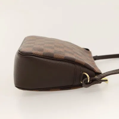 Pre-owned Louis Vuitton Truth Brown Canvas Clutch Bag ()