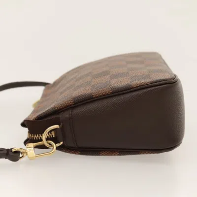 Pre-owned Louis Vuitton Truth Brown Canvas Clutch Bag ()