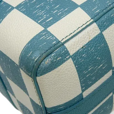 Pre-owned Louis Vuitton Turquoise Pvc Shoulder Bag () In Blue