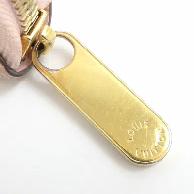 Pre-owned Louis Vuitton Vernis Pink Rose Ballerine Monogram Vernis Long Wallet (bi-fold) ()