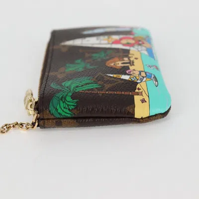 Pre-owned Louis Vuitton Vivienne Brown Canvas Wallet  ()