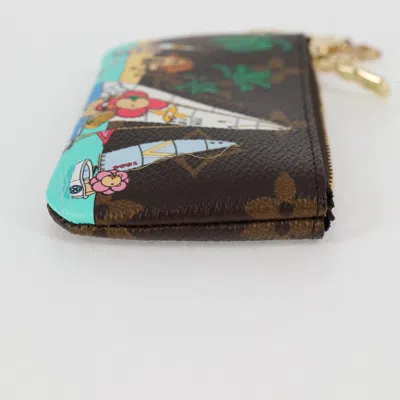 Pre-owned Louis Vuitton Vivienne Brown Canvas Wallet  ()