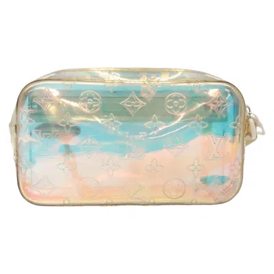Pre-owned Louis Vuitton Volga Silver Plastic Clutch Bag ()
