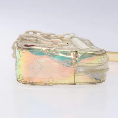 Pre-owned Louis Vuitton Volga Silver Plastic Clutch Bag ()