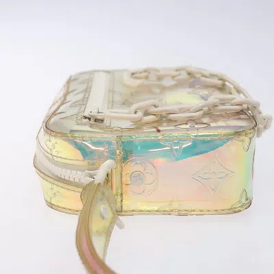 Pre-owned Louis Vuitton Volga Silver Plastic Clutch Bag ()