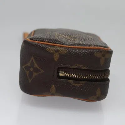 Pre-owned Louis Vuitton Wapiti Brown Canvas Clutch Bag ()