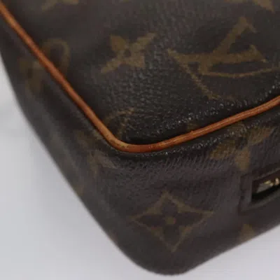 Pre-owned Louis Vuitton Wapiti Brown Canvas Clutch Bag ()