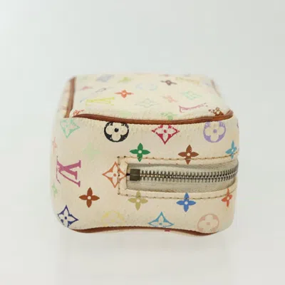 Pre-owned Louis Vuitton Wapity White Canvas Clutch Bag ()
