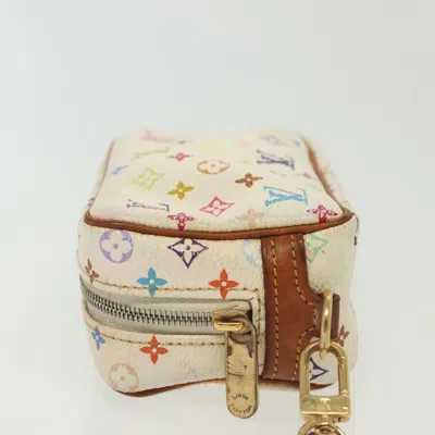 Pre-owned Louis Vuitton Wapity White Canvas Clutch Bag ()
