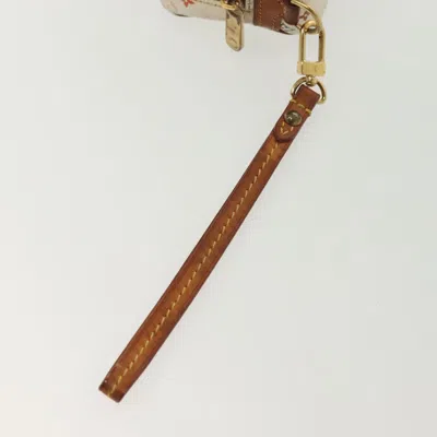 Pre-owned Louis Vuitton Wapity White Canvas Clutch Bag ()