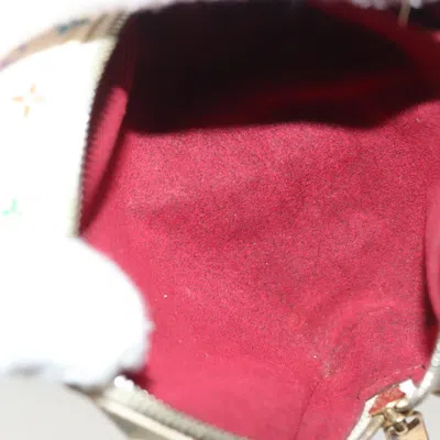 Pre-owned Louis Vuitton Wapity White Canvas Clutch Bag ()