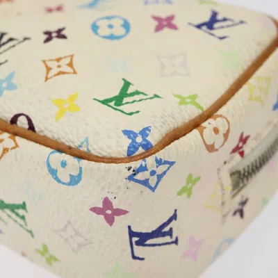 Pre-owned Louis Vuitton Wapity White Canvas Clutch Bag ()