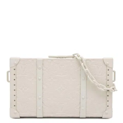 Pre-owned Louis Vuitton White Monogram Clutch Bag ()