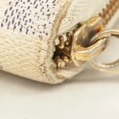 Pre-owned Louis Vuitton White Long Wallet (bi-fold) ()