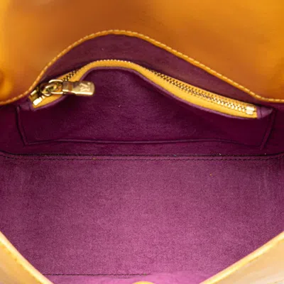 Pre-owned Louis Vuitton Yellow Leather Shoulder Bag ()