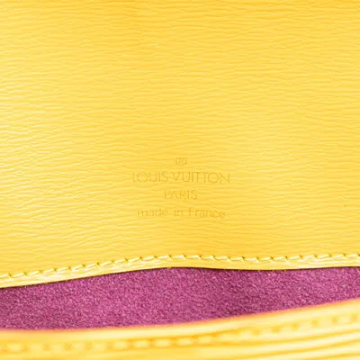 Pre-owned Louis Vuitton Yellow Leather Shoulder Bag ()