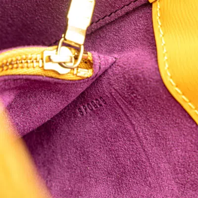 Pre-owned Louis Vuitton Yellow Leather Shoulder Bag ()