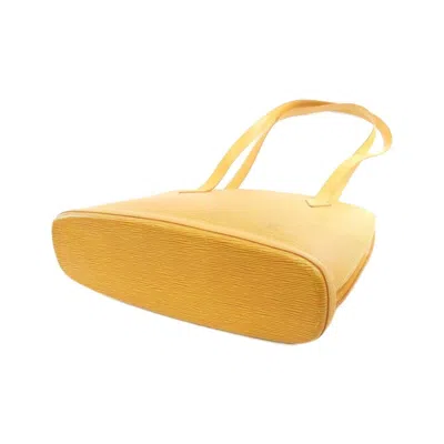 Pre-owned Louis Vuitton Yellow Leather Shoulder Bag ()