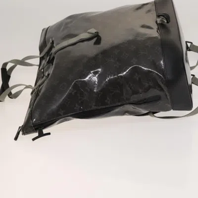 Pre-owned Louis Vuitton Zipped Tote Limited Edition Monogram Eclipse Glaze Canvas Black Canvas Backpack Bag (p