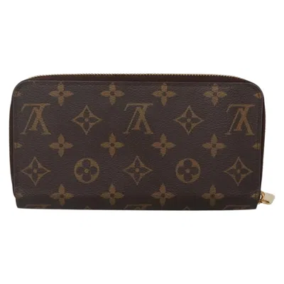 Pre-owned Louis Vuitton Zippy Brown Canvas Wallet  ()