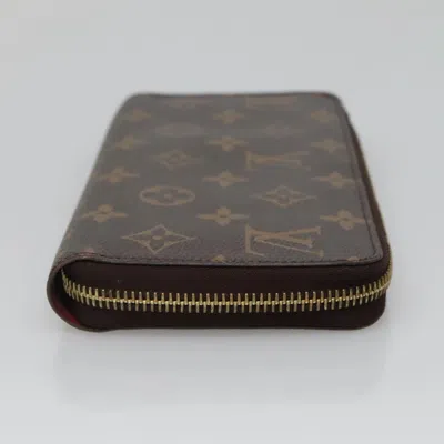 Pre-owned Louis Vuitton Zippy Brown Canvas Wallet  ()