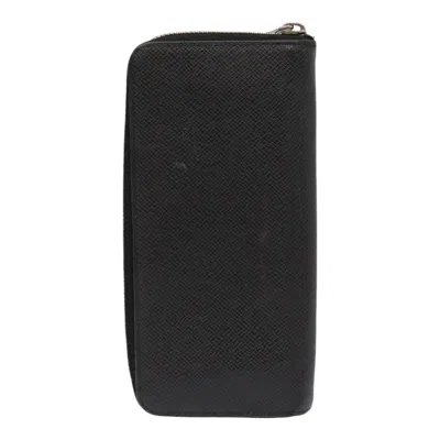 Pre-owned Louis Vuitton Zippy Wallet Black Leather Wallet  ()