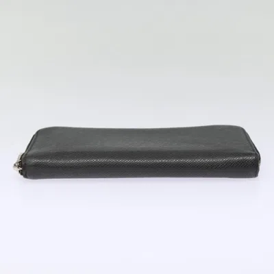 Pre-owned Louis Vuitton Zippy Wallet Black Leather Wallet  ()