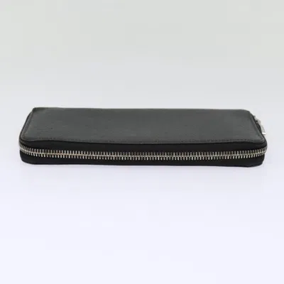 Pre-owned Louis Vuitton Zippy Wallet Black Leather Wallet  ()