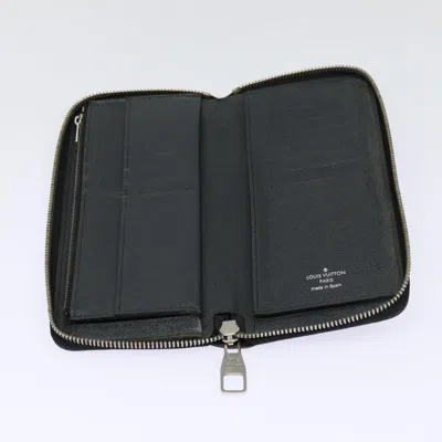 Pre-owned Louis Vuitton Zippy Wallet Black Leather Wallet  ()