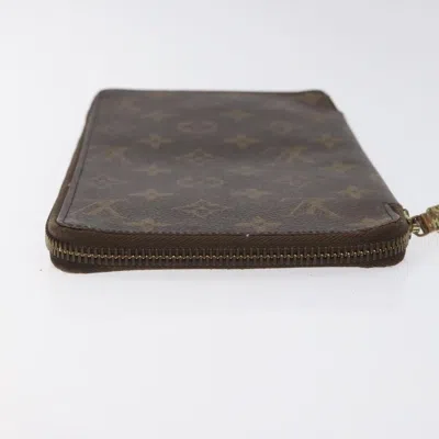 Pre-owned Louis Vuitton Zippy Organizer Brown Canvas Wallet  ()