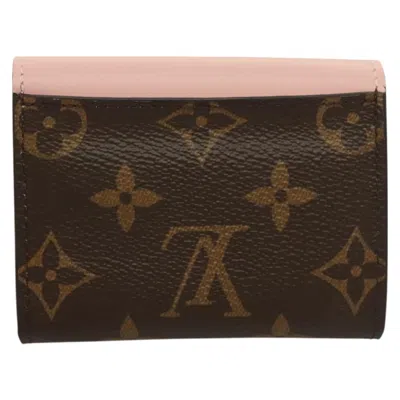 Pre-owned Louis Vuitton Zoé Brown Canvas Wallet  ()