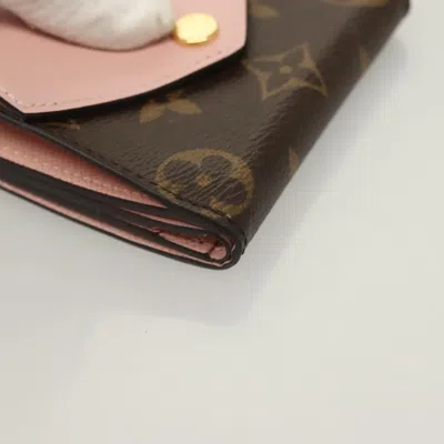 Pre-owned Louis Vuitton Zoé Brown Canvas Wallet  ()