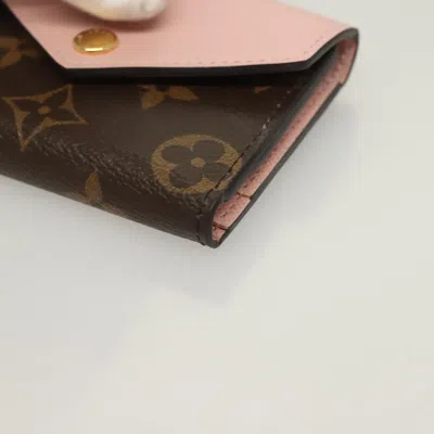 Pre-owned Louis Vuitton Zoé Brown Canvas Wallet  ()