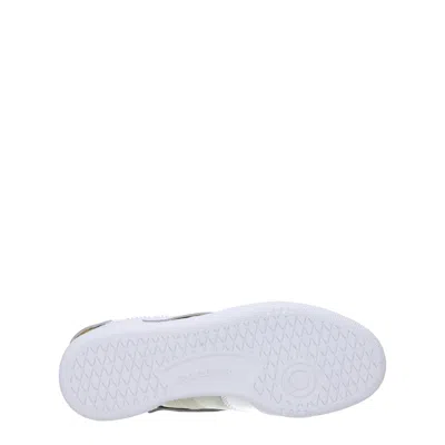 Maison Margiela White Fabric Low Top Women's Sneakers In White