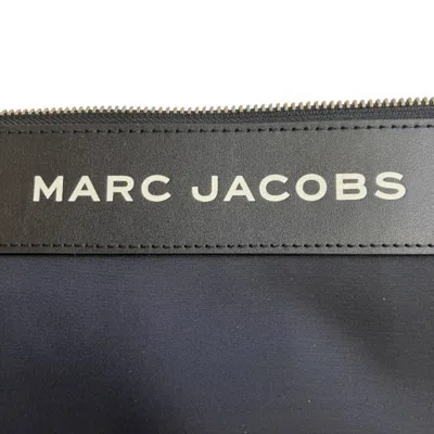 Pre-owned Marc Jacobs Black Nylon Leather Clutch Bag ()