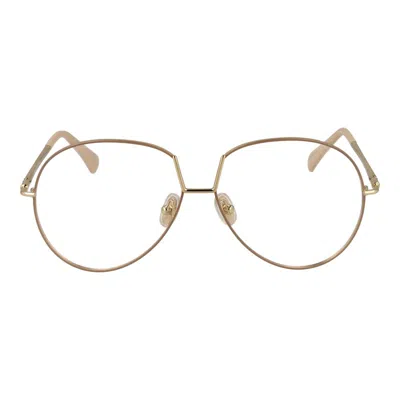 Max Mara Beige Women Glasses Women's Frame In Sand