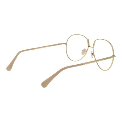 Max Mara Beige Women Glasses Women's Frame In Sand