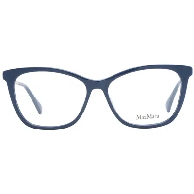 Max Mara Blue Women Glasses Women's Frame In Blue