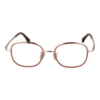 Max Mara Rose Gold Women Optical Frames In Gold