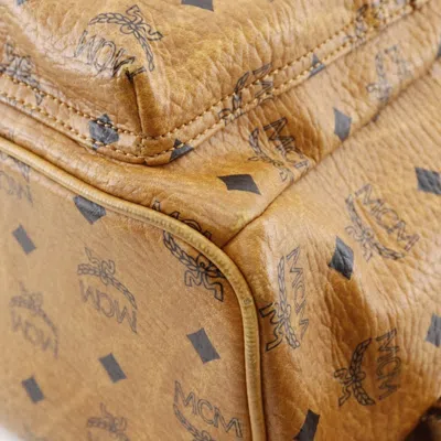 Pre-owned Mcm Brown Pvc Backpack ()