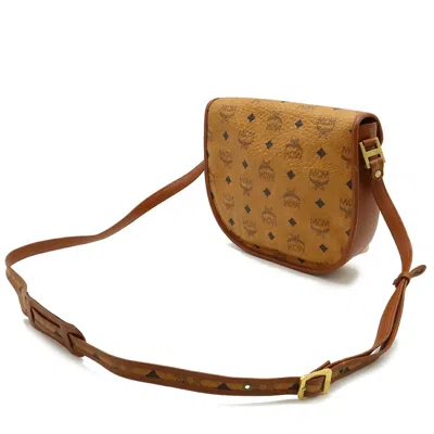 Pre-owned Mcm Brown Pvc Leather Pochette Shoulder Bag ()