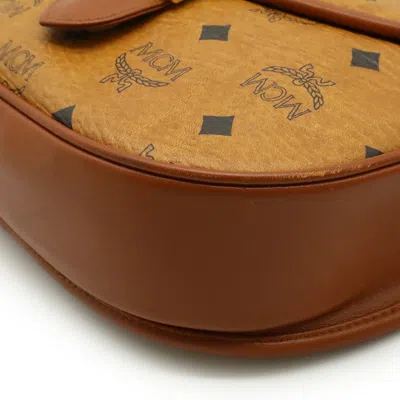Pre-owned Mcm Brown Pvc Leather Pochette Shoulder Bag ()
