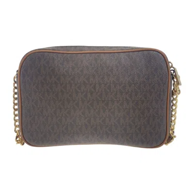 Pre-owned Michael Kors Brown Pvc Shoulder Bag ()
