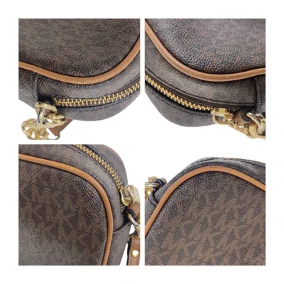 Pre-owned Michael Kors Brown Pvc Shoulder Bag ()