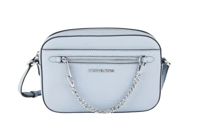 Michael Kors Jet Set Zip Chain Large Saffiano Leather Crossbody Bag In Multi